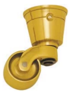 Superior Brass - Cup Castor - Brass Wheel ID25, 29, 32, 38, 44mm