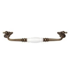 Marina Isles - Provincial - Versailles White Porcelain Drop Handle - 160, 224mm