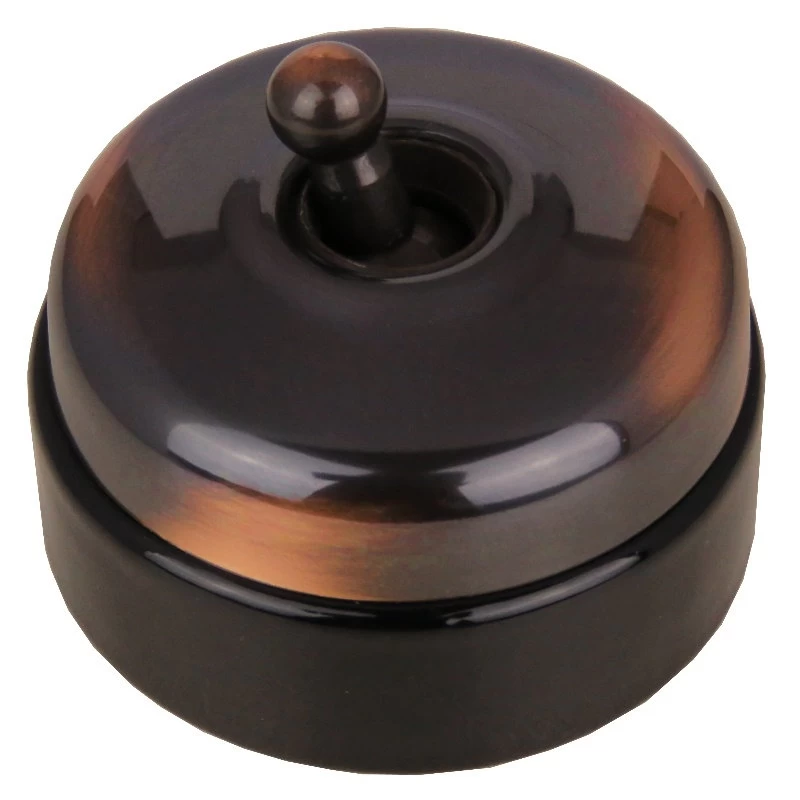 Classic Electric - 30 Series - Porcelain Base Switch - Black 3 Classic Electric - 30 Series - Porcelain Base Switch - Black
