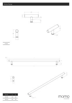Momo Handles - Strano - Cabinet 'D' Pull Handle CTC160, 320mm -Home Hardware 2b3f33 e9dfa70e93ec43dbbc22d61bbfc3222cmv2 1