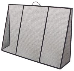 FireUp - Fireplace Accessories - Sloping Firescreen (Fixed Wing)