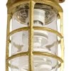 Exterior Light - Solid Brass - Regatta - Nautical Under Eave Or Wall Bracket