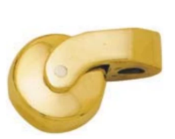 Superior Brass - Bed Castor - Brass Wheel D35mm 3 Superior Brass - Bed Castor - Brass Wheel D35mm