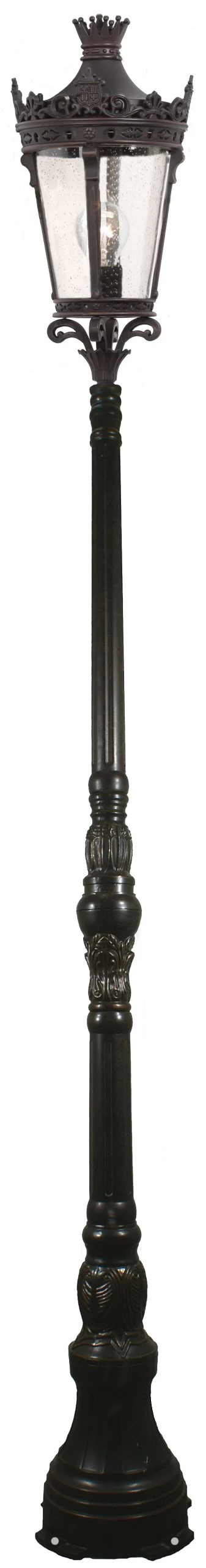 Exterior Light - Crown - Large On Domain Post 3 Exterior Light - Crown - Large On Domain Post