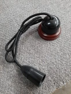 Classic Electric - Bakelite Accessories - Black Cloth Cord Suspension Kit