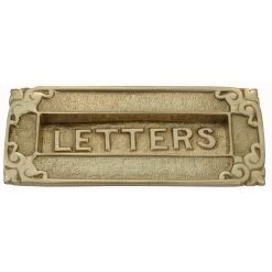 Domino Brass - Letter Plates - 1705 Ornate Design 160x65mm