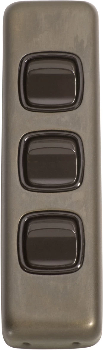TradCo - 3 Gang Architrave Rocker Switch H108xW30mm 5 TradCo - 3 Gang Architrave Rocker Switch H108xW30mm - Image 3