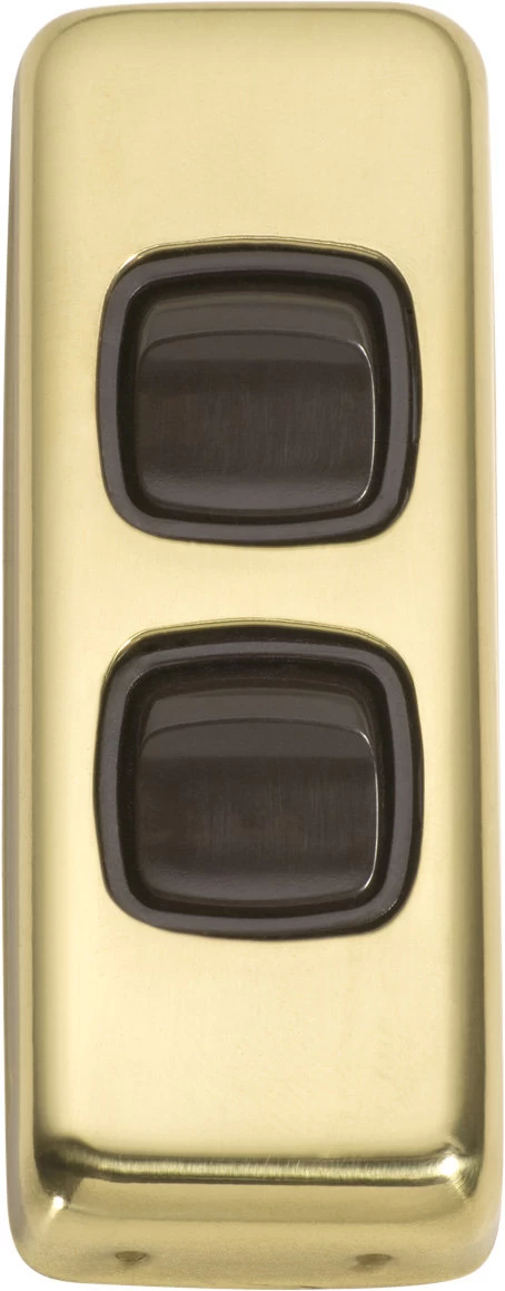 TradCo - 2 Gang Architrave Rocker Switch H82xW30mm 4 TradCo - 2 Gang Architrave Rocker Switch H82xW30mm - Image 2
