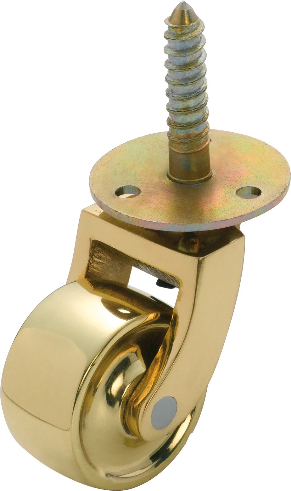 TradCo - Screw Plate Castor - Brass Wheel D32mm 3 TradCo - Screw Plate Castor - Brass Wheel D32mm